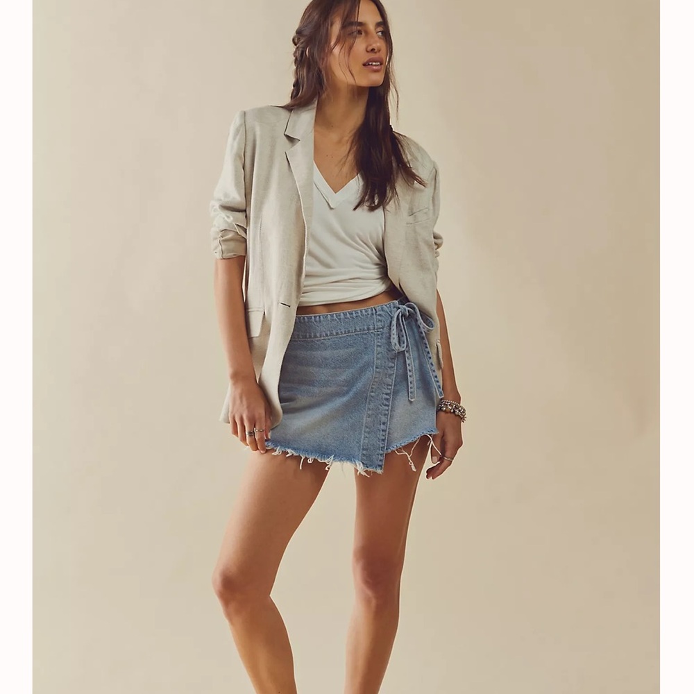 Free People We The Free Emmy Denim Skort